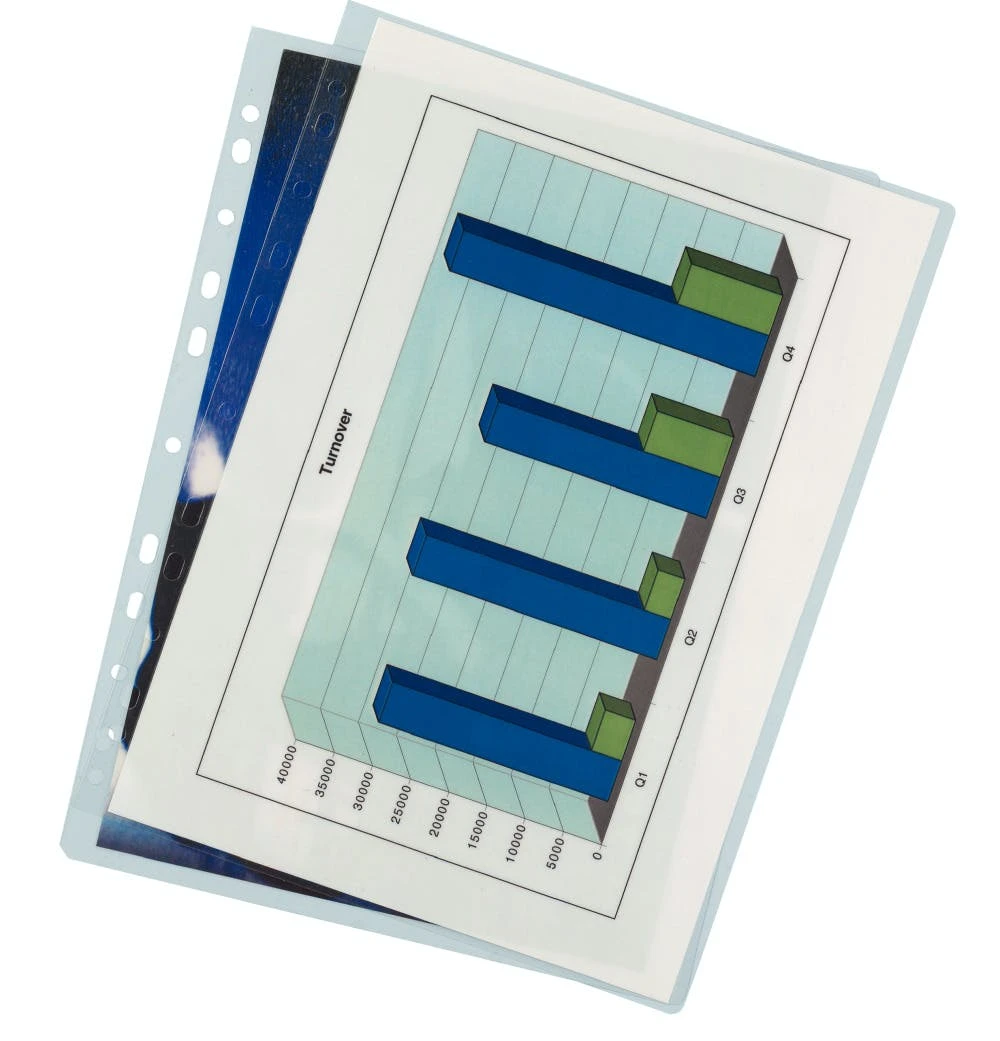 Leitz 33878 Folientasche 125 Micron Für A4 Mit Lochung 100 Stück 8 Leitz 33878 Folientasche 125 Micron Für A4 Mit Lochung 100 Stück – Bild 6