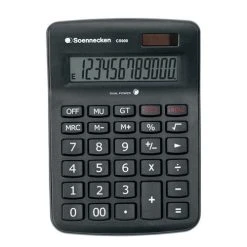 Null Soennecken Tischrechner CS900 8662 Schwarz