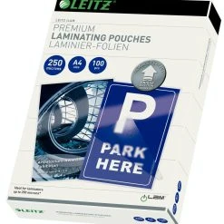 Leitz Laminierfolien ILAM UDT A4, 250 Mic, Glasklar, Heißlaminierfolie, Inhalt: 100 Stück