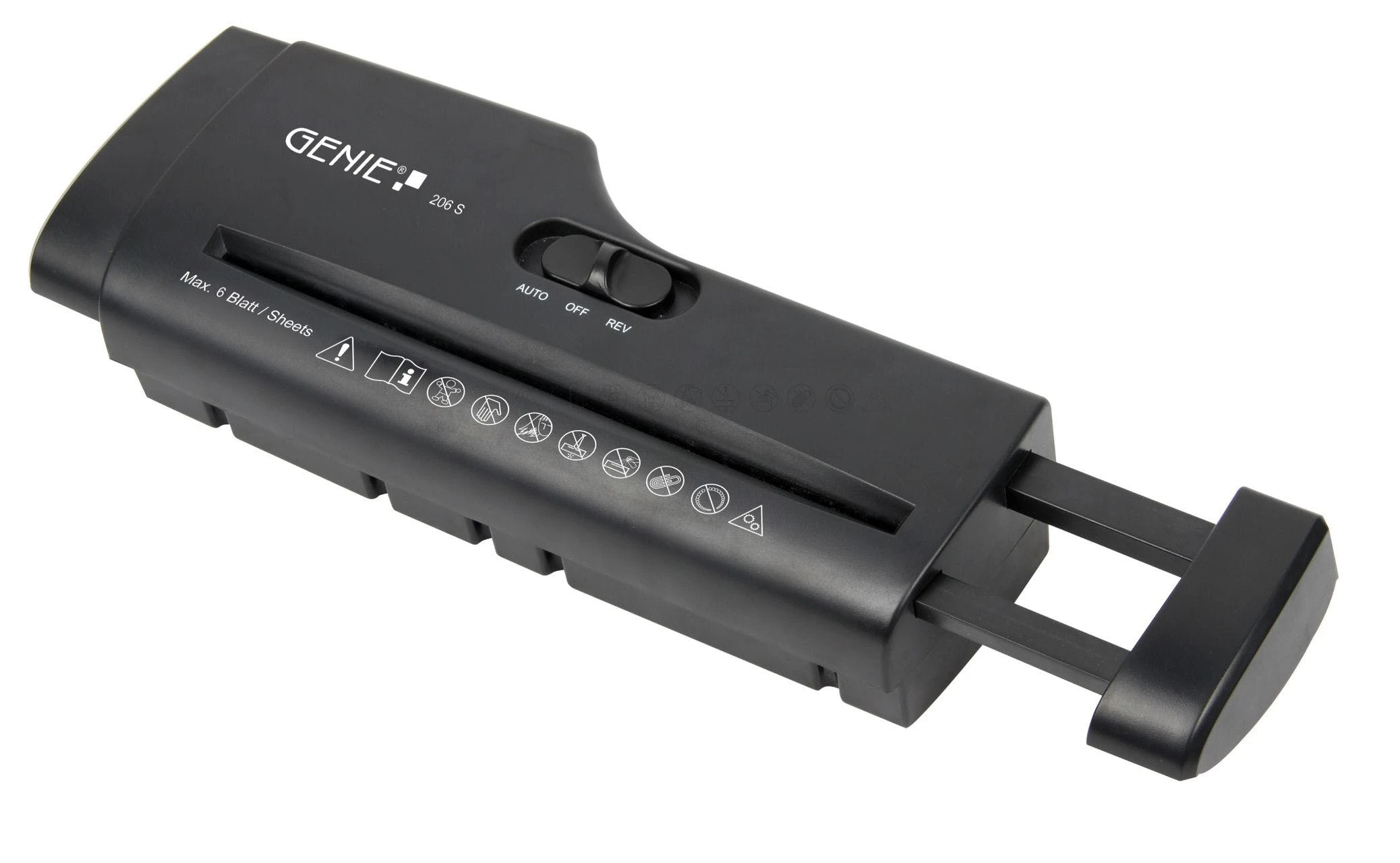 Null PAVO Crosscut Schredder Aktenvernichter Shredder Bis 6 Blatt 10 L Korb 3 Null PAVO Crosscut Schredder Aktenvernichter Shredder Bis 6 Blatt 10 L Korb – Bild 2