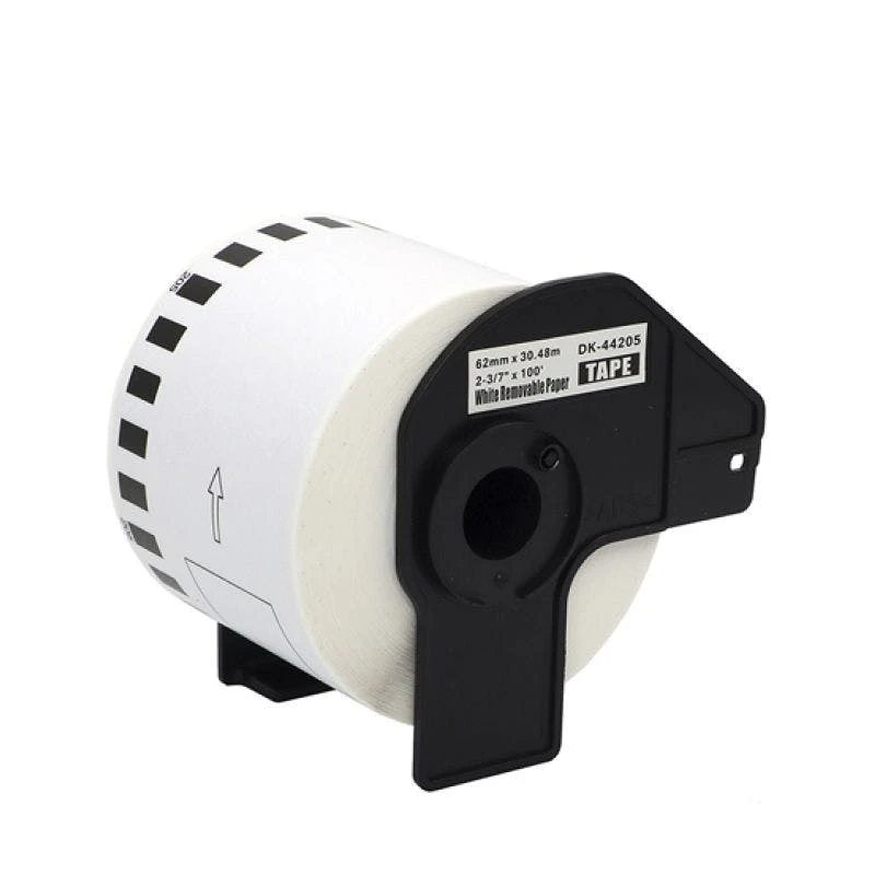 Null Rillstab Endlos-Etiketten Papier, 62 Mm X 30,48 M, Weiß 4 Null Rillstab Endlos-Etiketten Papier, 62 Mm X 30,48 M, Weiß – Bild 2