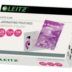 Leitz 33812 Folientasche Key Card 125 Micron 100 Stück