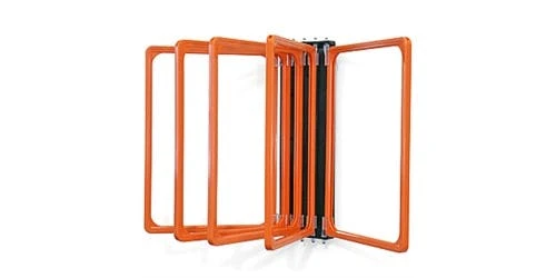 Null Schild Klapprahmen Mit 5 Fächern DIN A4 Orange, Kunststoff, 210x297 Mm 8 Null Schild Klapprahmen Mit 5 Fächern DIN A4 Orange, Kunststoff, 210x297 Mm – Bild 6