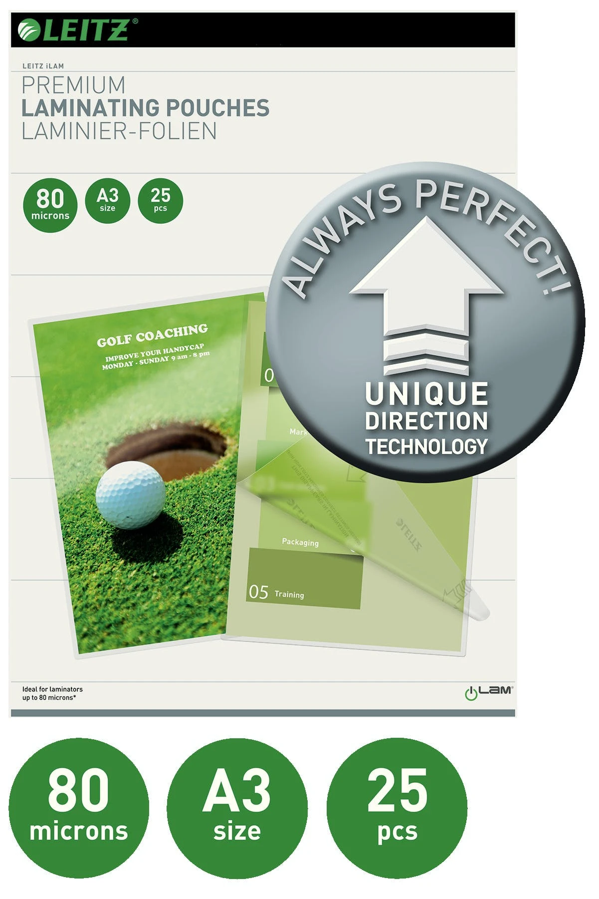 Null OLYMPIA Laminierfolie, DIN A3, 80 Mikron, 25 Stück 6 Null OLYMPIA Laminierfolie, DIN A3, 80 Mikron, 25 Stück – Bild 4