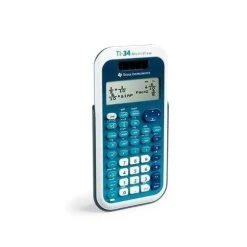 Null Texas Instruments TI-34 MultiView Taschenrechner Tasche Wissenschaftlicher Taschenrechner Blau, Weiß