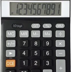 Null Tischrechner 1030S, 10-stellig, Schwarz, Prozent-, Korrekturtaste, Automatic Power Off