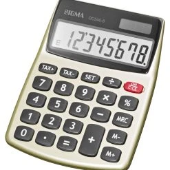 SIGMA Tischrechner DC058-12, Dual-Power (Solar Und Batterie), 201 X 141 X 48,5 Mm, Silber -Fellowes Geschäft 69265bc5 0a6a 4bea 99c4 ebb8556fa492 1