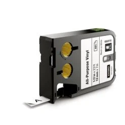 Null Schriftband Für XTL 300 Und XTL 500 12mm/7m, Schwarz Auf Weiß