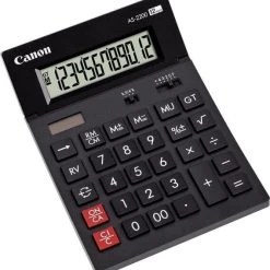 Canon® Tischrechner, 12-stelliges Großes, Angewinkeltes Display, Solar- Und Batteriebetrieb, Schwarz -Fellowes Geschäft 7c9e2250 a0ec 43df a576 d5ff521ed5b2