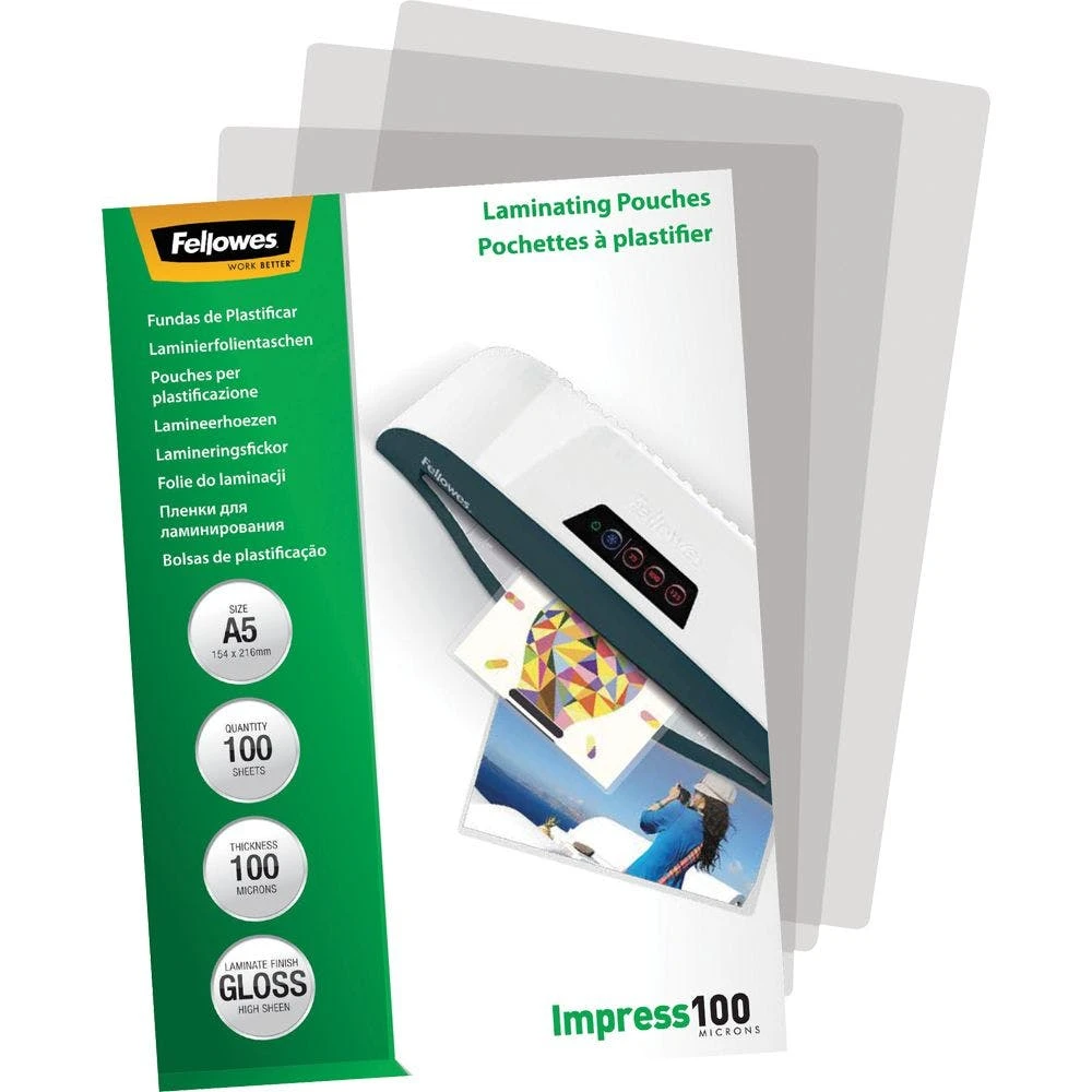 Null Fellowes® ImageLast Mikron Laminierfolie/5306002 A5 Glänzend 80 Inh. 100 Stk 5 Null Fellowes® ImageLast Mikron Laminierfolie/5306002 A5 Glänzend 80 Inh. 100 Stk – Bild 3