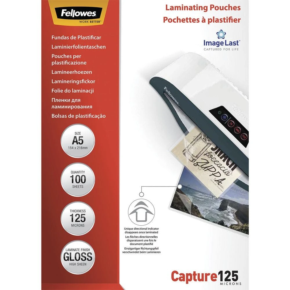 Null Fellowes® ImageLast Mikron Laminierfolie/5306002 A5 Glänzend 80 Inh. 100 Stk 4 Null Fellowes® ImageLast Mikron Laminierfolie/5306002 A5 Glänzend 80 Inh. 100 Stk – Bild 2
