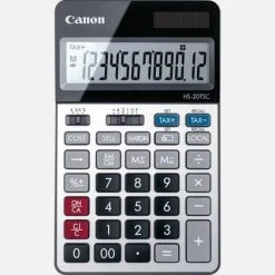 Canon® Canon HS-20TSC Taschenrechner Desktop Finanzrechner Schwarz, Silber