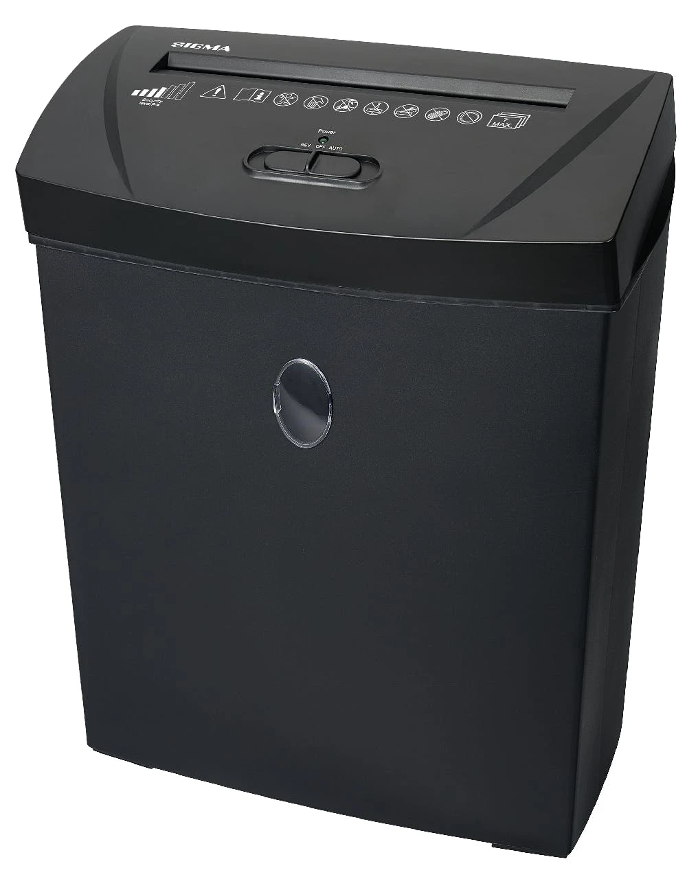 Sigma Aktenvernichter PCC 155, P-4, 147 W, Schwarz, 10 L 4 Sigma Aktenvernichter PCC 155, P-4, 147 W, Schwarz, 10 L – Bild 2