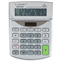 Null Taschenrechner, Weiß, 10-stellig