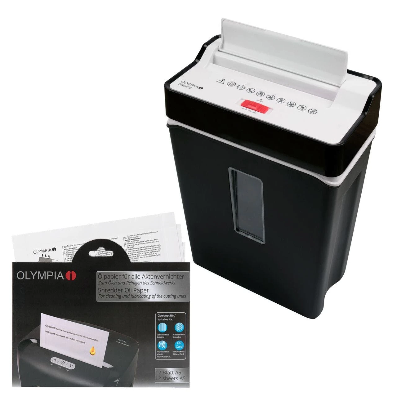 Null OLYMPIA MC 615.2 Professioneller Aktenvernichter, Micro Partikelschnitt, Bis 15 Blatt 5 Null OLYMPIA MC 615.2 Professioneller Aktenvernichter, Micro Partikelschnitt, Bis 15 Blatt – Bild 3