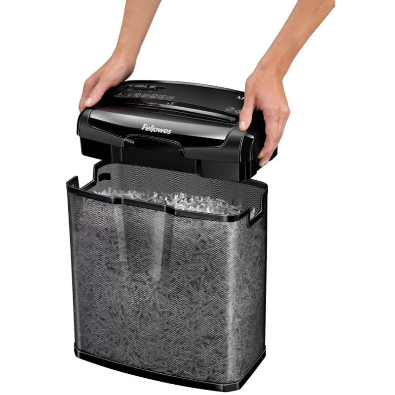 Null Fellowes Aktenvernichter Powershred M-7M, Schwarz, Partikel 8 Null Fellowes Aktenvernichter Powershred M-7M, Schwarz, Partikel – Bild 6