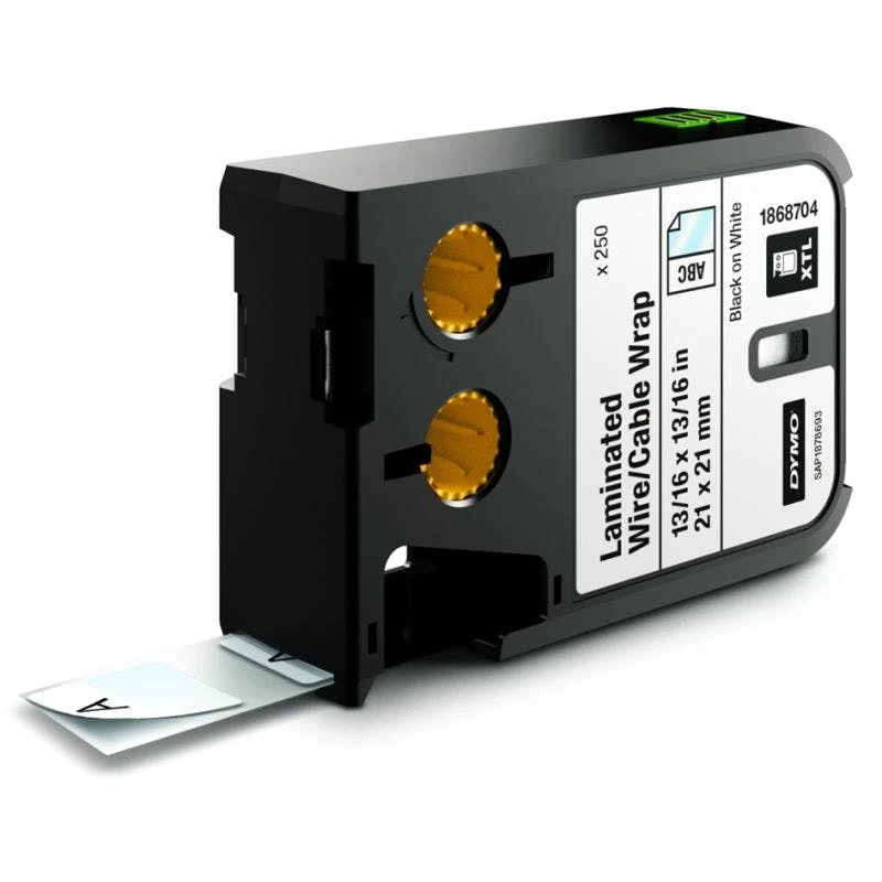 Null DYMO RHINO Polyester-Schriftband Schwarz/weiß, 9 Mm X 5,5 M 8 Null DYMO RHINO Polyester-Schriftband Schwarz/weiß, 9 Mm X 5,5 M – Bild 6