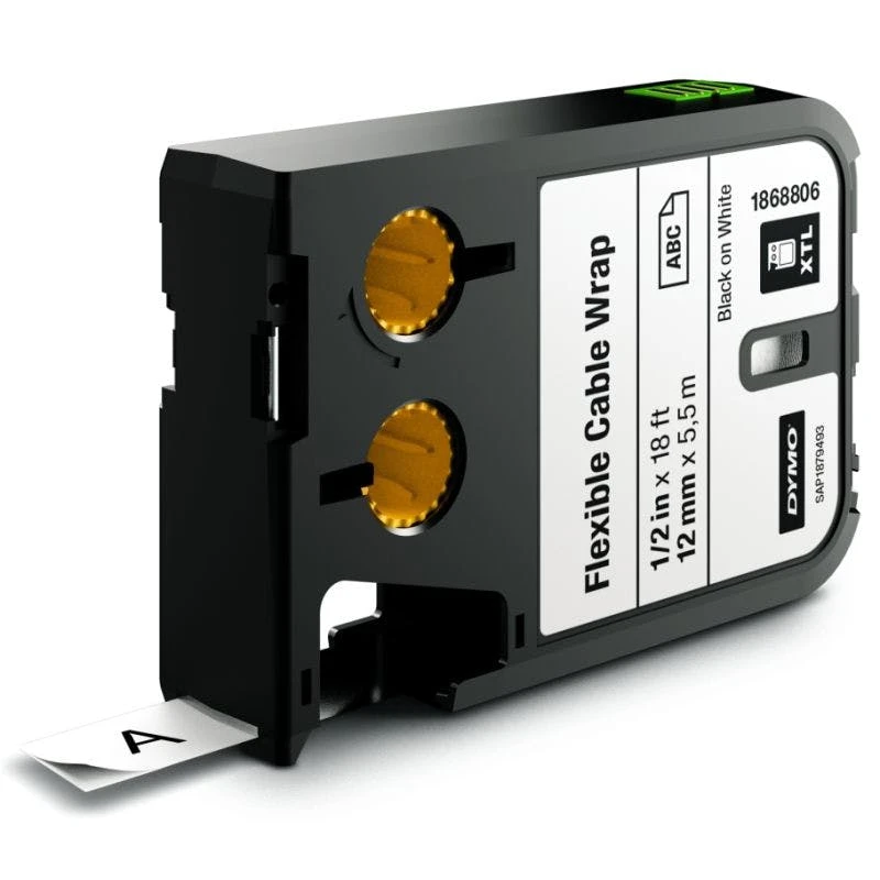 Null DYMO RHINO Nylon-Schriftband Schwarz/weiß, 12 Mm X 3,5 M 8 Null DYMO RHINO Nylon-Schriftband Schwarz/weiß, 12 Mm X 3,5 M – Bild 6