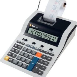 Null Tischrechner 130 PD, Grau, 12-stellig, 2,0 Zeilen/Sekunde,