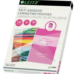 Leitz Folientasche 16925 DIN A4 125mic Selbstkl. EVA 100 St./Pack.