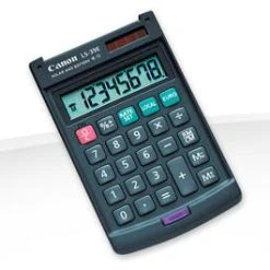Canon® Canon LS-39E Taschenrechner Tasche Einfacher Taschenrechner Grau