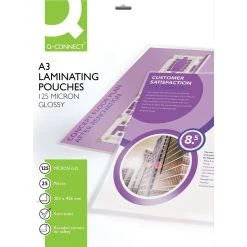 Null Heißlaminier-Folientasche, A3, 125 Mym, 303 X 426mm, 25 Stück