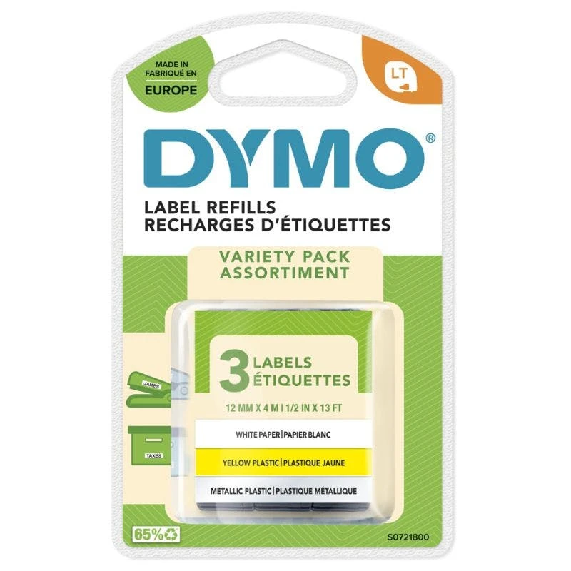 Null DYMO LetraTag Schriftbandkassette, Kunststoff, 12 Mm X 4 M 9 Null DYMO LetraTag Schriftbandkassette, Kunststoff, 12 Mm X 4 M – Bild 7
