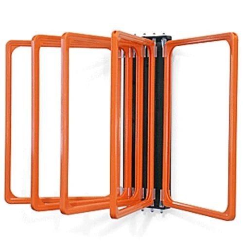 Null Schild Klapprahmen Mit 5 Fächern DIN A4 Orange, Kunststoff, 210x297 Mm 3 Null Schild Klapprahmen Mit 5 Fächern DIN A4 Orange, Kunststoff, 210x297 Mm