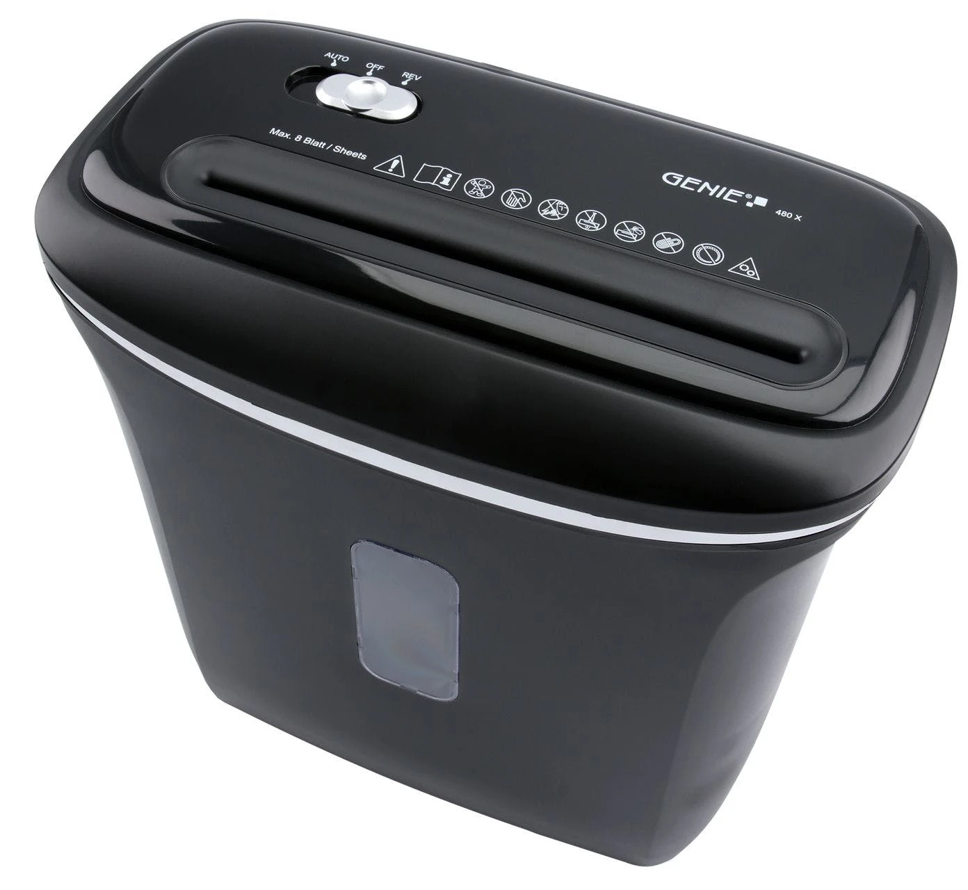 Null OLYMPIA Aktenvernichter Partikelschnitt 12 Blätter Sicherheitsstufe P4 PS58CC Plus 5 Null OLYMPIA Aktenvernichter Partikelschnitt 12 Blätter Sicherheitsstufe P4 PS58CC Plus – Bild 3