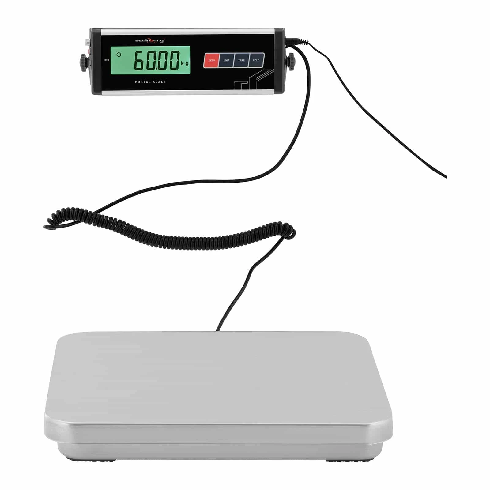 Null Paketwaage - 60 Kg / 0,02 Kg - 35,5 X 40,5 Cm - Externes LCD - RS232-Schnittstelle 9 Null Paketwaage - 60 Kg / 0,02 Kg - 35,5 X 40,5 Cm - Externes LCD - RS232-Schnittstelle – Bild 7