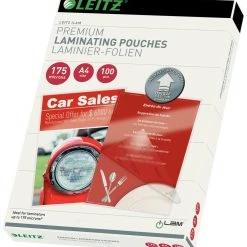 Leitz Laminierfolien ILAM UDT A4, 100 Mic, Glasklar, Heißlaminierfolie, Inhalt: 100 Stück -Fellowes Geschäft fc46502d 102b 4101 8241 c941cfe36975 4